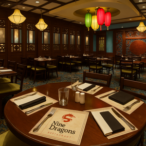 Reserve seu lugar no restaurante Nine Dragons