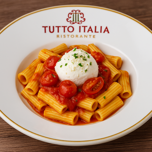 Entrada de abobrinha assada coberta com molho pomodoro, muçarela e parmesão